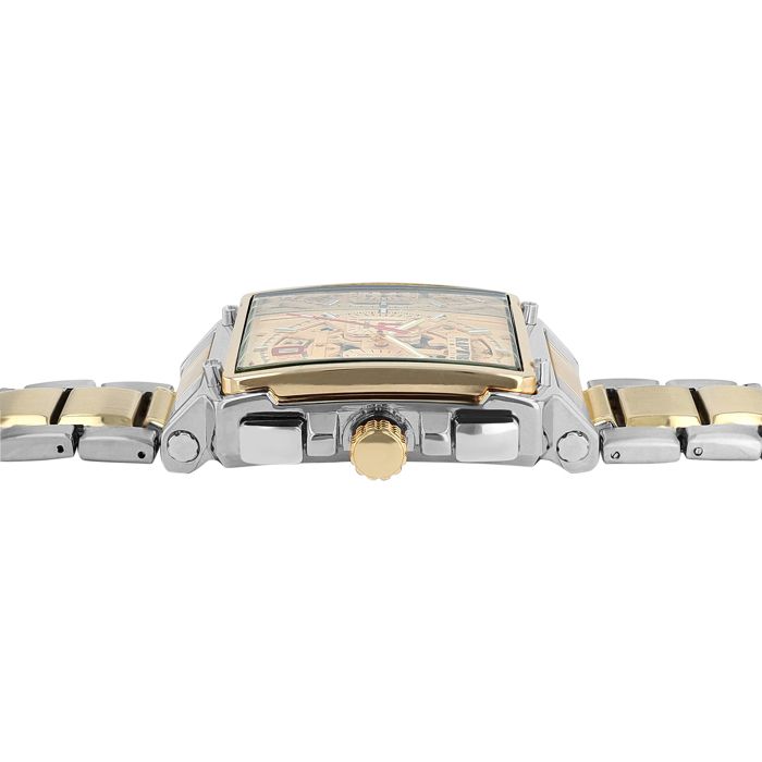 Montre - Oscar - Rectangulaire - Bracelet acier inoxydable - Quartz japonais VD53