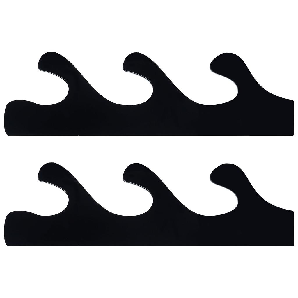 1 пара подставок для мечей акриловая трехслойная настенная подставка для демонстрации мечей подставка для всех мечей черная