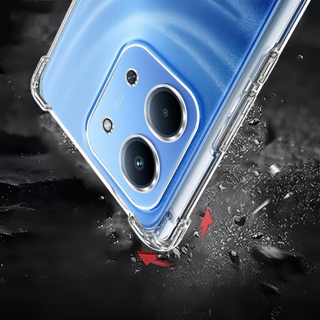 Прозрачный чехол из ТПУ для Redmi 15C 5G/4G (Высота 171 мм, Нежелтеющий Ударопрочный Защитный Чехол для Телефона, Анти-Царапина-Чистый