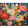 Painting By Number Flowers For Adults DIY Room Wall Art Pictures By Number Colorful Flower Home Decoration Gift 40x50cm