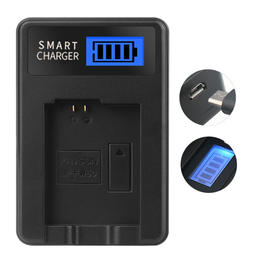 Тонкий аккумуляторный ЖК-USB-зарядник Стильный и надежный аксессуар для зарядки для NEX5 NEX5R NEX5N NEX3 NEX3N NEX7 NEXC3