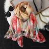 Fashion Printed Leopard Chiffon Hijab Scarf Women Pareo Lady Bandanas Beach Towels Summer Muslim Veil Wrap Female Foulard