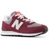 New Balance 574 Бордовые Белые Унисекс Кроссовки Красные U574BGH
