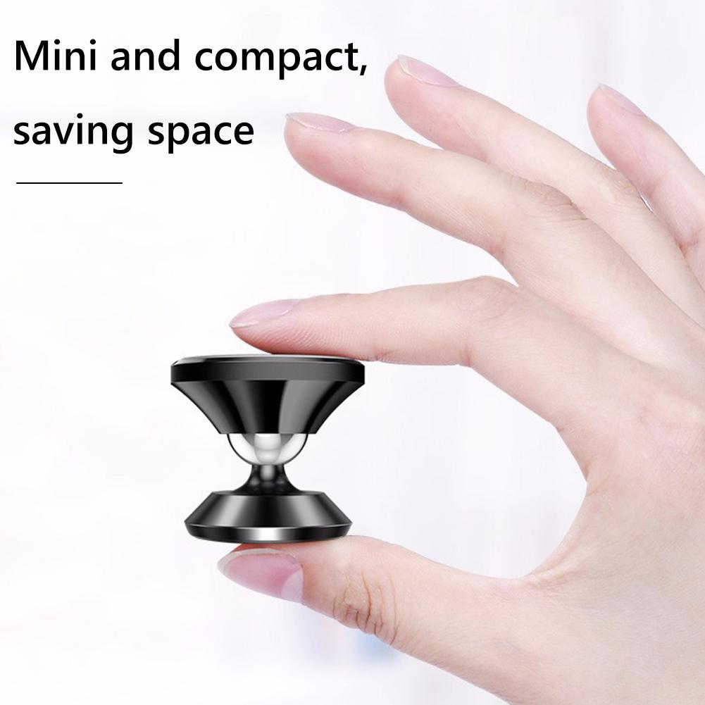 Магнитный держатель телефона, вращающееся на 360 градусов автомобильное крепление для телефона для iPhone 14 13 12 (черный)