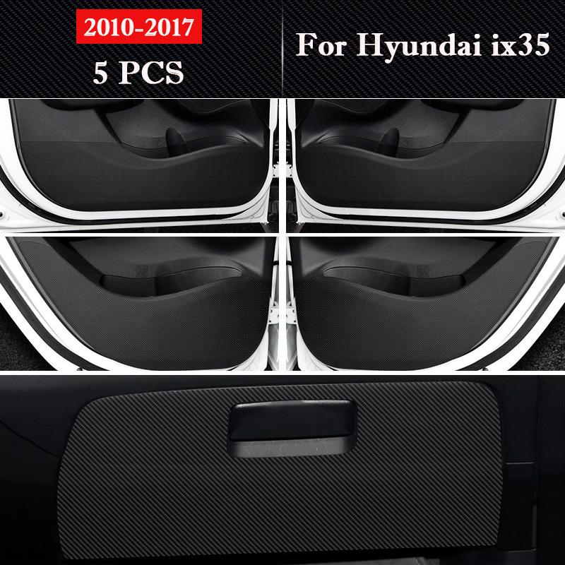 For Hyundai ix35 2010 - 2025 Car Door Anti Kick Pad Glove Box Protection Sticker Scratch Resistant Film Interior Accessories