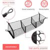 Three Pocket Cargo Net Mesh Storage Cargo Trunk Organizer Car SUV Pickup Truck Bed Black Net Auto Storage Organizer Trunk Net