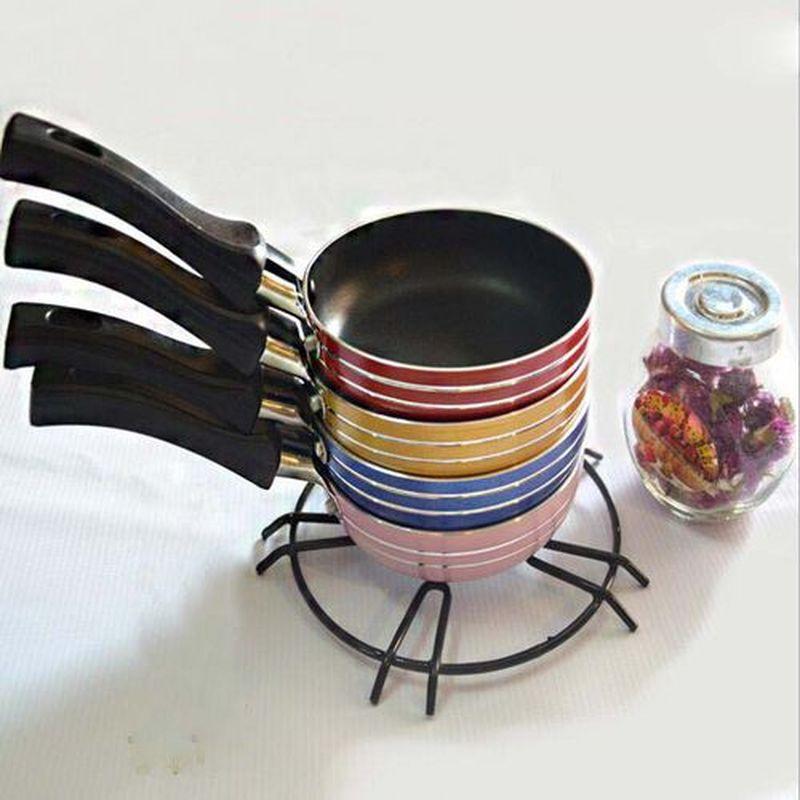 12cm Pan Smokeless Nonstick Pan Skillet Frying Cast Cookware Multifunctional Mini Frying Pan For Frying Saute Cooking(random)