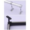 Half/All Pass Wardrobe Rail Support Flange Corner Flange Seat  For Clothes Pole Curtain Rod