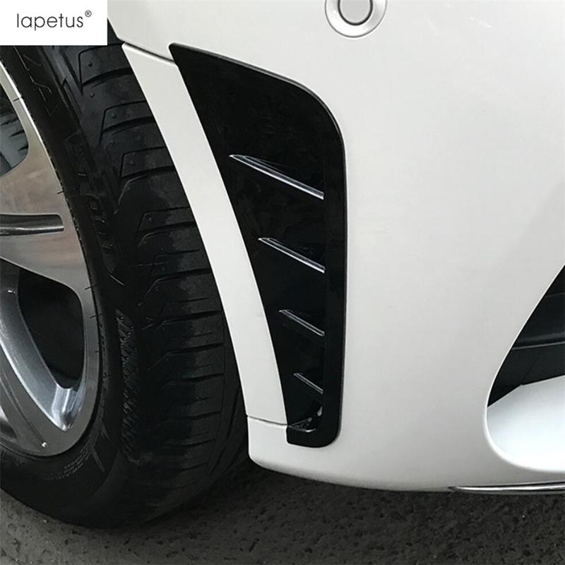 Front Bumper Air Vent Side Fender Cover Trim For Mercedes-Benz C Class W205 Carbon Fiber / Black Accessories Exterior