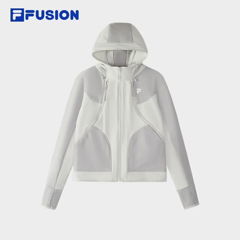 Fila FUSION Женская плетеная куртка с капюшоном Colorblock