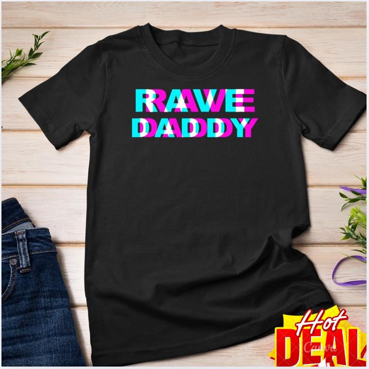 Rave Daddy EDM Music Festival Father Optical Illusion Trippy Tee Unisex T-shirt! Unisex T-Shirt