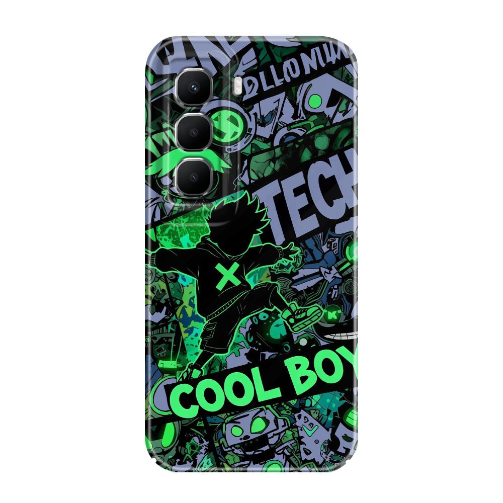 Красочный чехол для телефона мальчика для Infinix Hot 60 60I 40 30I 12 10 Note 50 30 Pro Plus Play 4G 5G Пленка Жесткая крышка