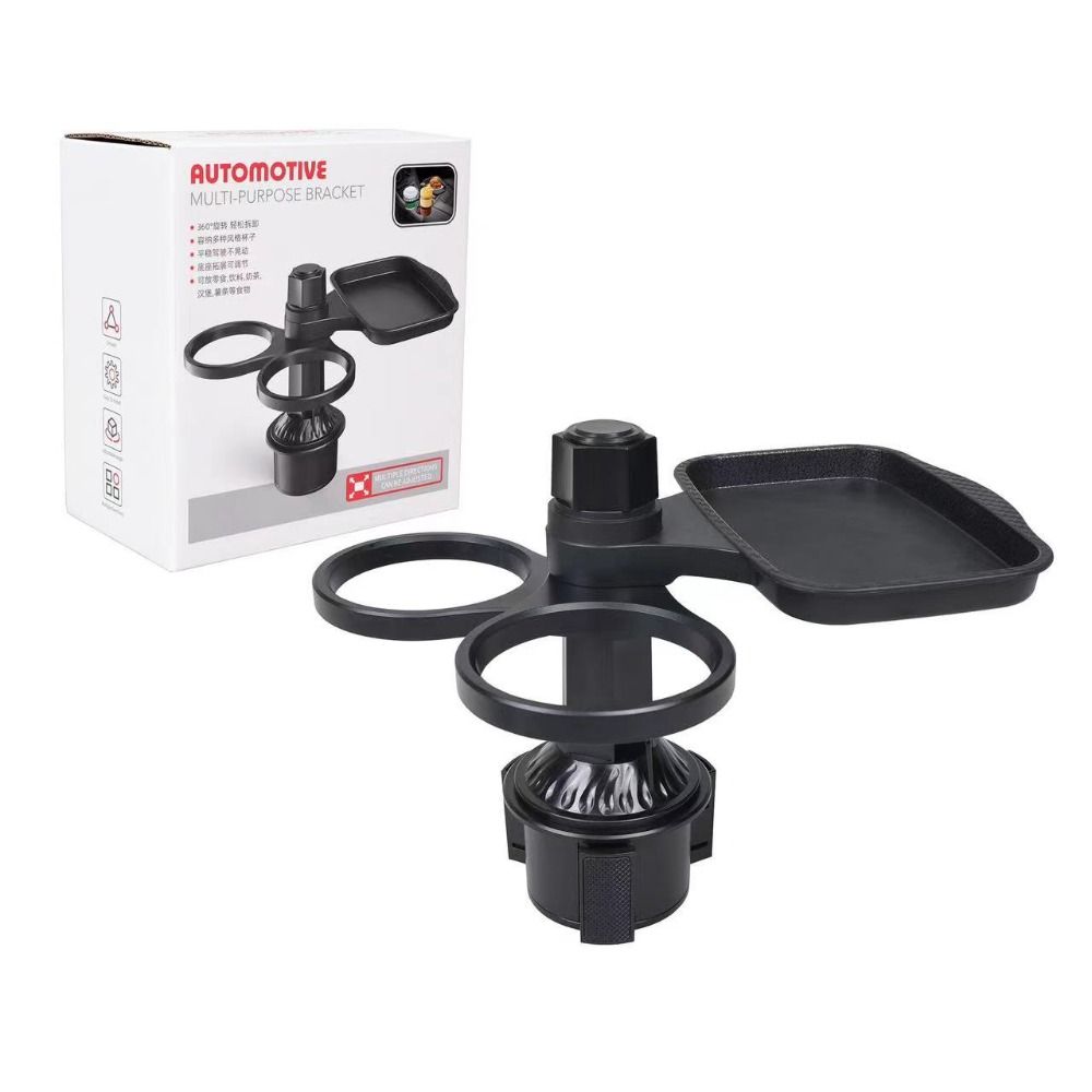 Expander Tray Car Food Trays Multifunctional Tray Table for Car Universal Car Cup Holder