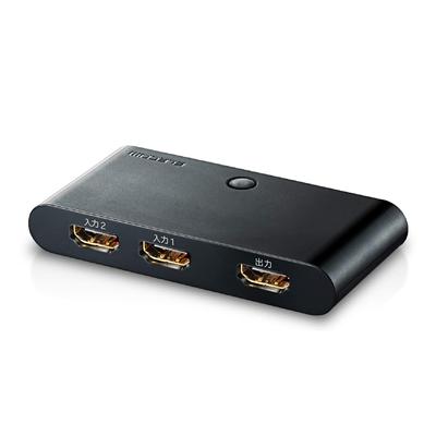 ELECOM HDMI Switcher Функция автоматического переключения для работы с 2 входами 1 выходом 2K HDMI кабель в комплекте [Подтверждено PS3/PS4/Nintendo Switch] (1080p)