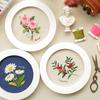 Embroidery Kit Easy To Use And Christian Flowers Pattern DIY Plants Full Embroidery Set
