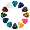 Guitar Pick Teardrop Set Guitar Acoustic Guitar Teardrop Guitar Picks Each Thickness Colorful Random Color Set of 12 0.46mm 0.71mm 0.96mm 1.2mm