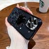 Чехол-держатель для телефона с астронавтом Floding для Iphone 14 13 11 12 Pro Max Xs Max Xr 13pro 14 Plus противоударный блестящий прозрачный чехол