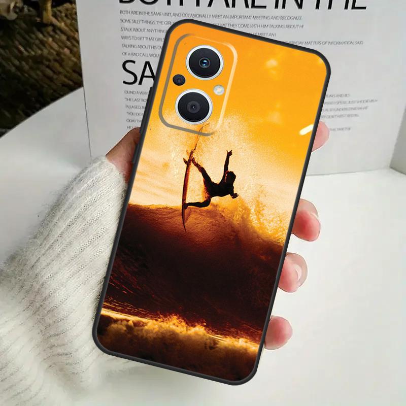 Волны для серфинга в Калифорнии для OPPO Reno 11 F 10 Pro 4Z 5Z 8T 4 5 6 7 8 Lite OPPO Find X3 X6 Pro X2 Neo X5 Lite Чехол