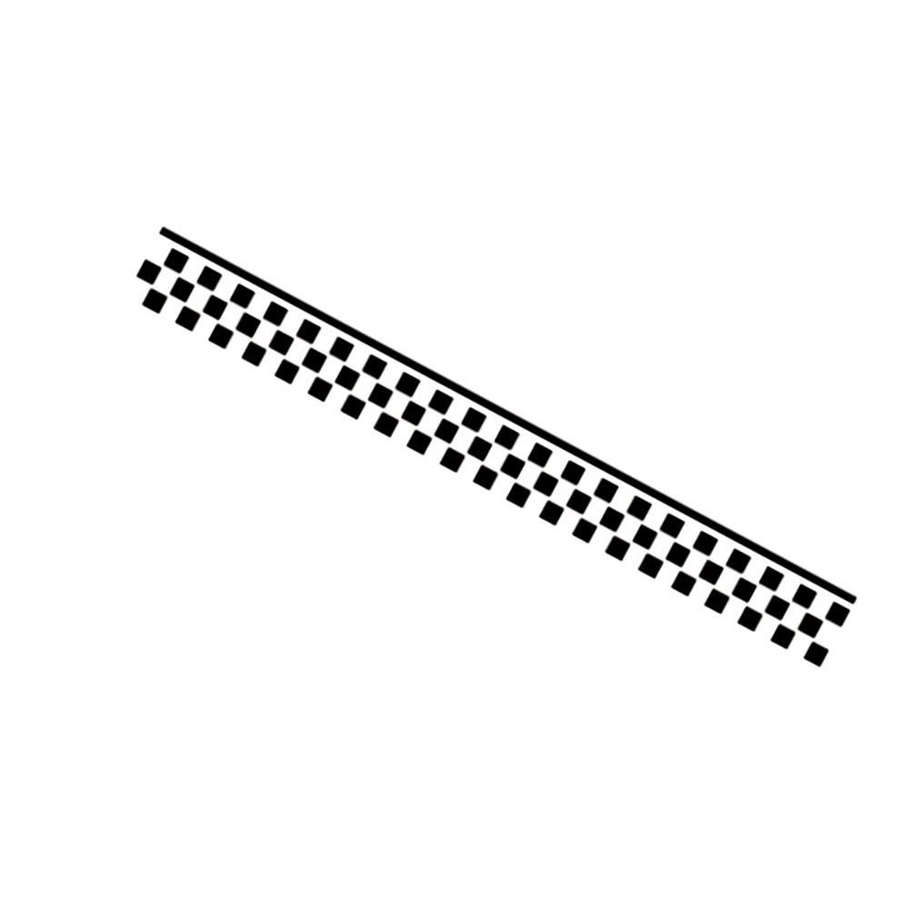 Car 50cm Checkerboard Fuel Tank Cover Stickers Motorcycle Tank Decals DIY Waterproof Fuel Tank Sticker for Auto Accessories