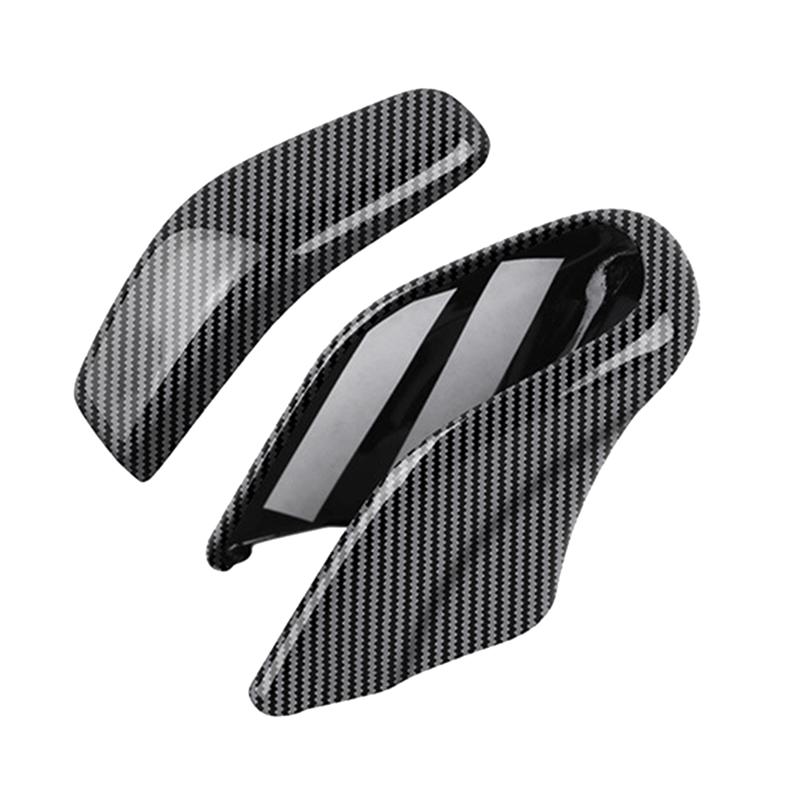 For Toyota ALPHARD/VELLFIRE 40 Series + Car Gear Shift Knob Head Cover Trim Decorative Sticker Carbon Fiber Pattern Parts-A8