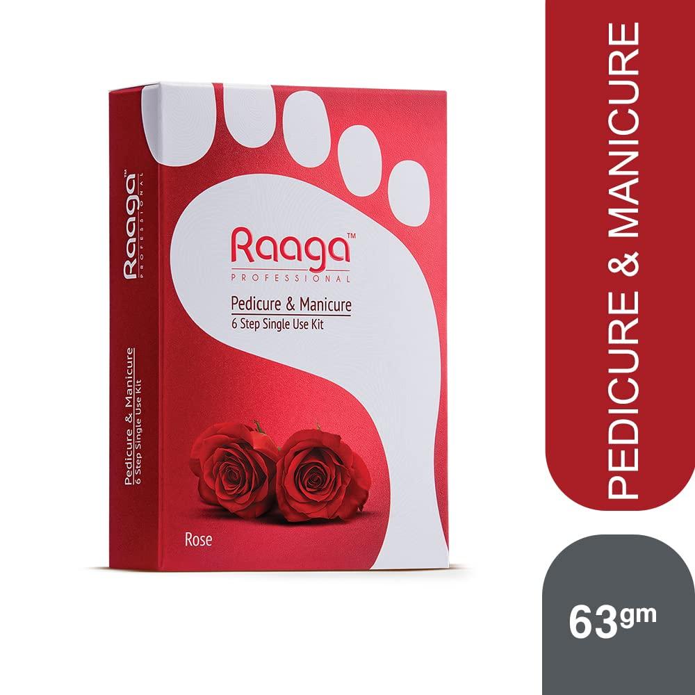 Raaga Professional Набор для маникюра и педикюра с розой 63 г Уход за руками и ногами в спа
