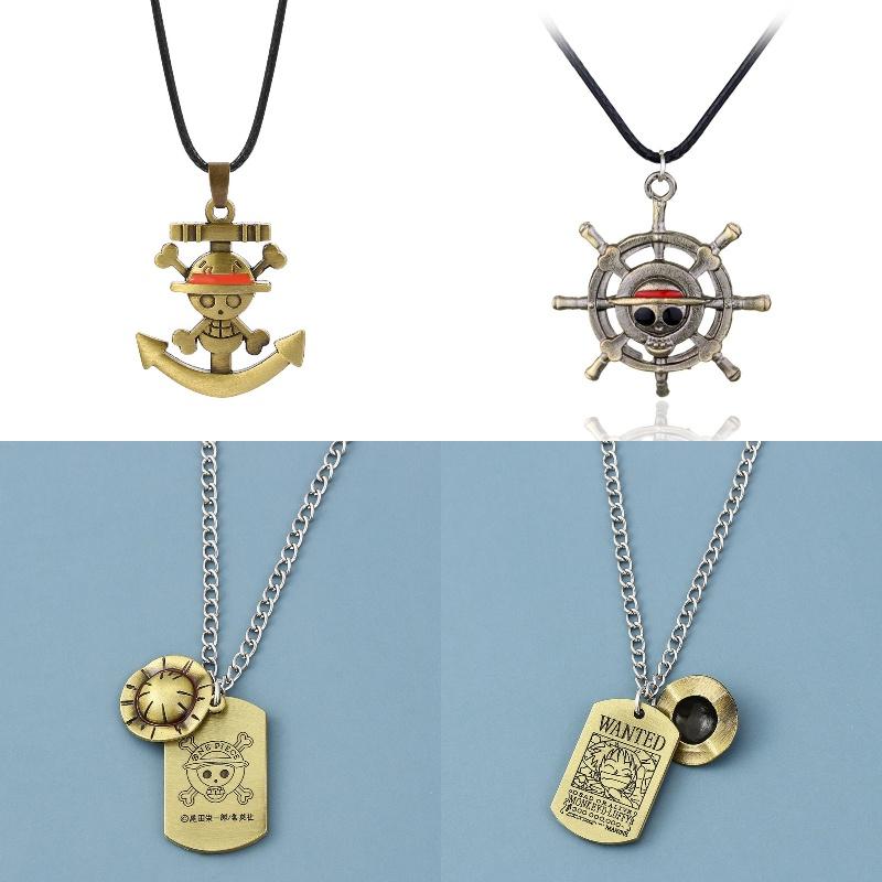Cross-border New Arrival Cartoon Character Pirate King Gol D. Roger Necklace