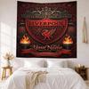 Liverpool Fc Custom Your Name Wall Decor Tapestry Art For Pet Memorial Birthdaywedding Party Backdrop Family Gift