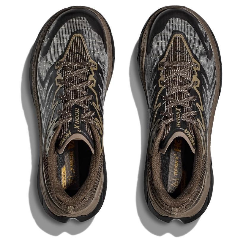 HOKA One One Tecton X 2 Stealth/Tech Deep Umber Black 1168571-DCK