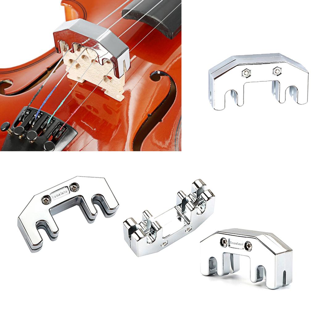 Violoncello Mute Practice Silencers Metal Cello Volume Reducer Replacement Violino Practice Musical Instrument Accessory