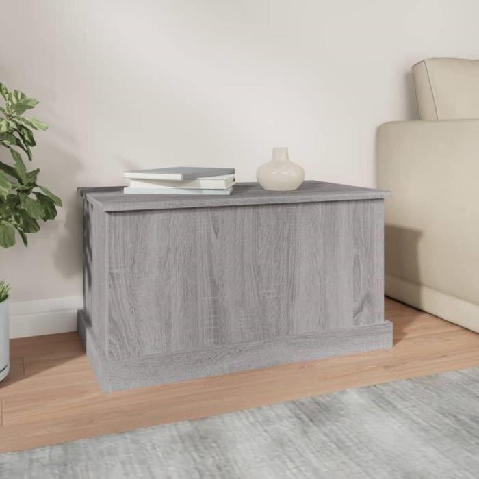VidaXL Storage Box Sonoma Grey 70x40x38 Cm Engineered Wood 816510