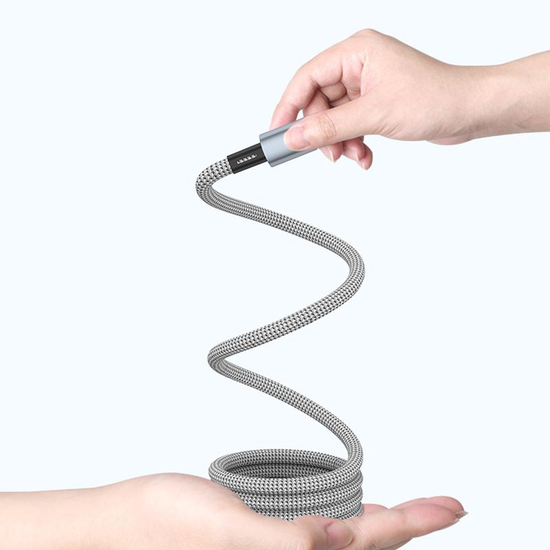 0.3m Type-C to Lightning 8Pin Cable PD 27W 480Mbps Data Cord Magnetic Storage Line