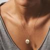 EMANCO Romantic Personalized Pendant Necklace Women Stainless Steel Necklace Dainty Necklace Floral Jewelry
