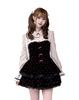 XHSUKADO Women’s French Girly Lolita Dress with Polka Dots and Ribbon