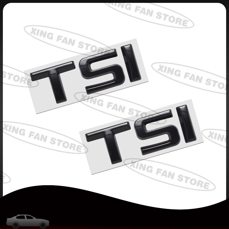Auto Styling TSI Emblem Car Rear Trunk Badge Decal Body Sticker For Skoda Octavia 3 2 Superb Karoq Fabia Yeti Kamiq Accessories nlvg96