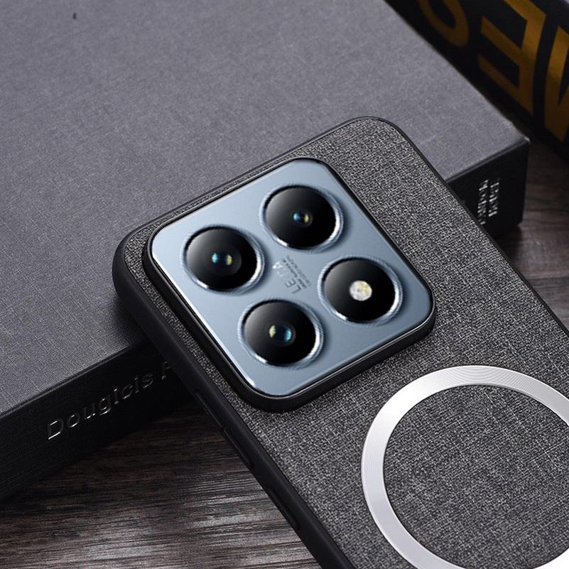 Магнитный кожаный чехол Magsafe для Xiaomi 14T Pro 14 Ultra Xiaomi14T Mi 14 Pro Чехол для беспроводной зарядки