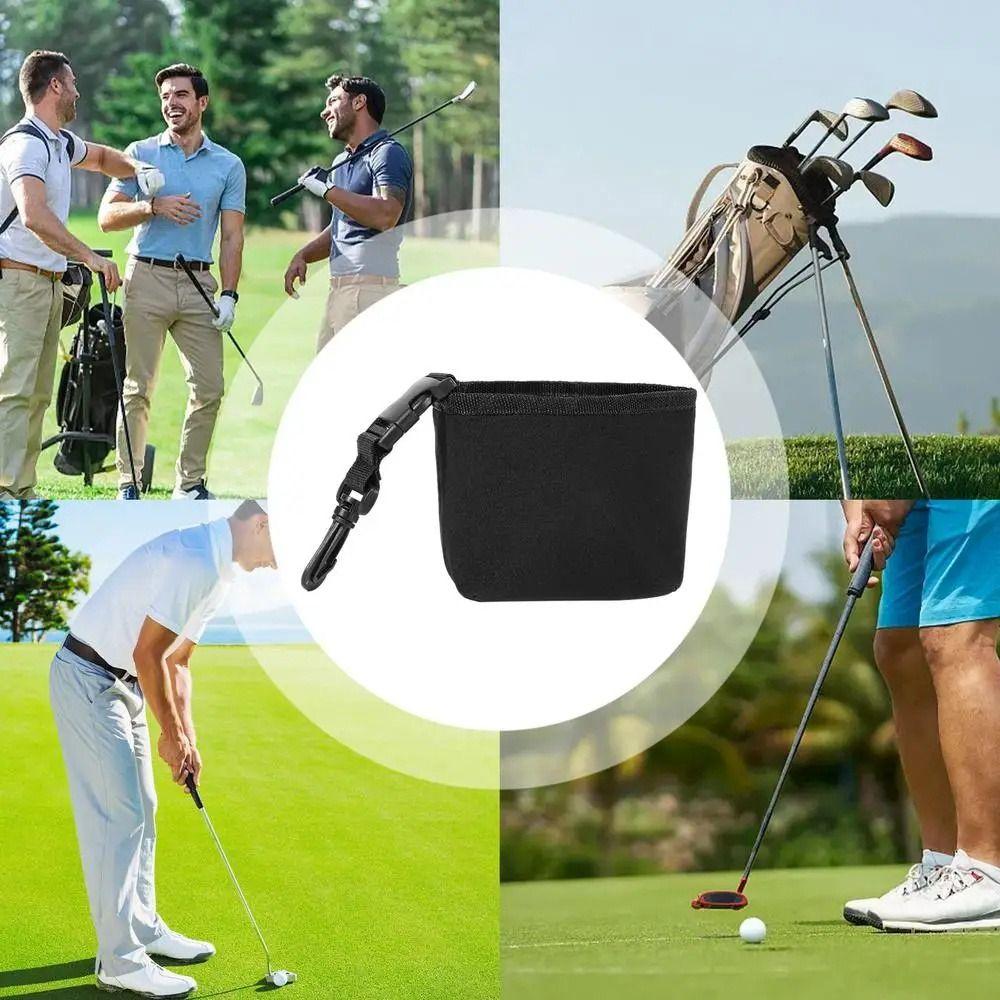 Герметичная сумка для чистки клюшек для гольфа со съемным зажимом, сумка для мытья клюшек для гольфа