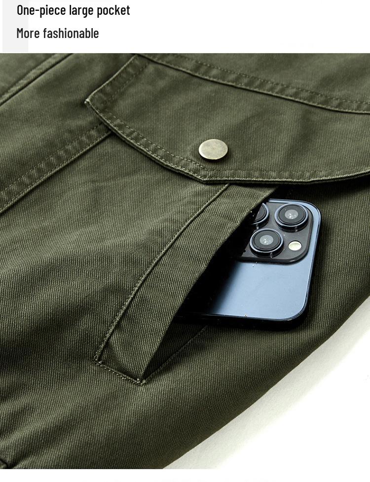 2026 Men's Jeep Style Thin Workwear Jacket - Outdoor Stand Collar