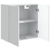 Wall Mounted Cabinet White 59 x 31 x 60 cm Particleboard
