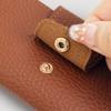 PU Leather Glasses Case Travel Sunglasses Holder With Wrist Strap Soft Pouch Unisex For Daily Use
