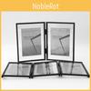 7 5 And Inch Double Sided Transparent Fold Dual Photo Frame For Home Decor