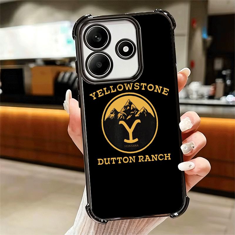 Y-Yellowstones TV Soft Phone Case For Xiaomi Redmi Note 14 15 Pro Plus 13 12 11S 11T 5G 10 9S 9 Plating Anti-Fall Fundas