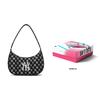 New MLB NY Yankees Hobo Bag Shoulder Bag Monogram Collection Women's Black/White 3ABQS012N-50BKS