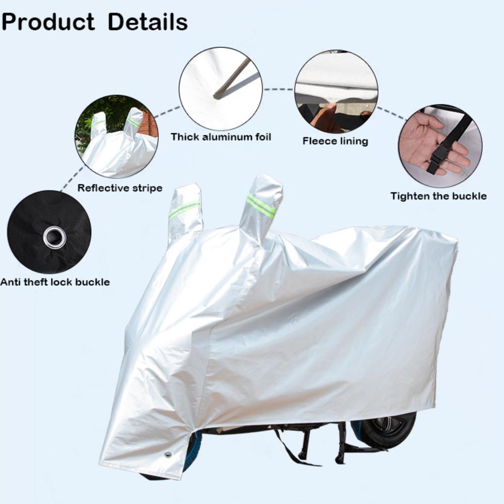 Sunproof Motorcycle  Sun Visor Rainproof Motorbike Cover Universal Motorcycle Dust Cover