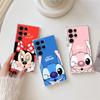 Прозрачный чехол Disney Стич Микки Дональд Дак для Samsung Galaxy S26 S25 Ultra S24 S22 S26 Plus S20 S23 S21 S25 FE 5G