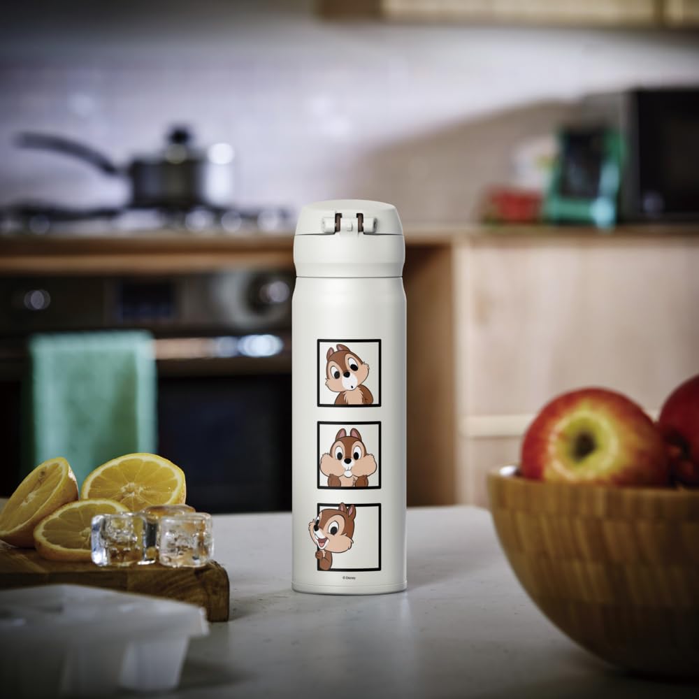 Thermos Vacuum Insulated Portable Mug 500ml Chip Lightweight Keeps Drinks Hot or Cold CHI Type, JNL-506DS