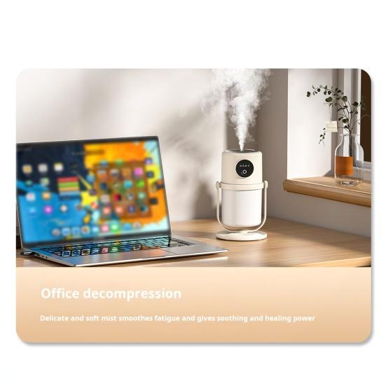 Настольный увлажнитель, диффузор эфирного масла с большим резервуаром для воды, 2 режима, малошумный увлажнитель с прохладным туманом, устройство для ароматерапии