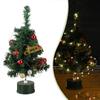 Lighted Tabletop Artificial Christmas Tree Ornament Gift Art Crafts Desktop Xmas for