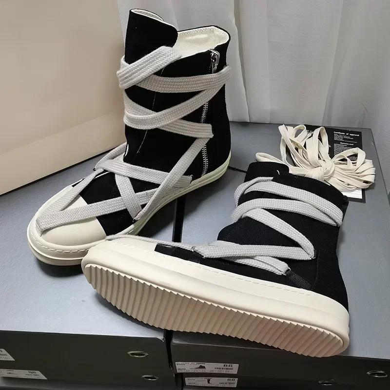 Vintage Pentagram High Top Sneakers,Men Designer Shoes, Unisex Casual Sports Board Shoes,Platform Ankle Boots Large Size