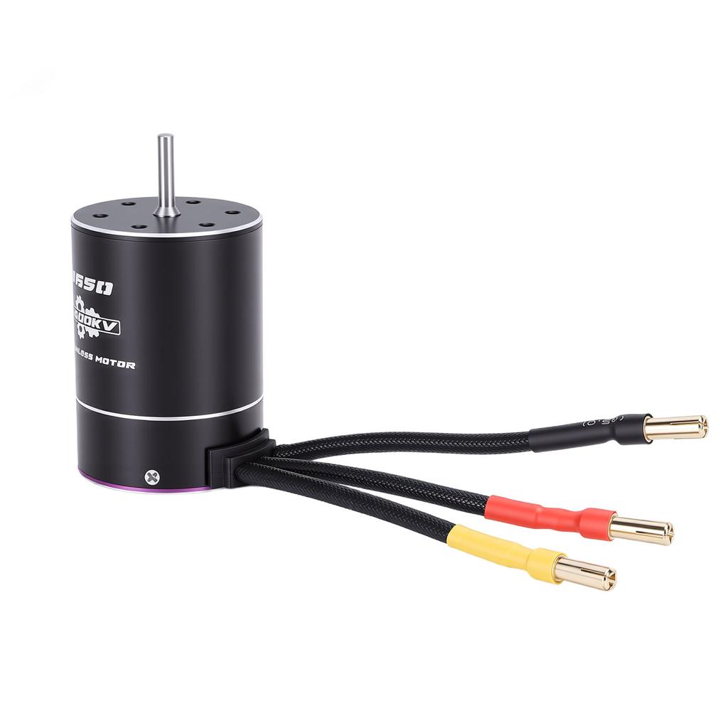 Бесколлекторный RC-двигатель 6400KV для SCX10 Hpi RC-двигателя, Фиолетово-черный со скоростью 46080 об/мин