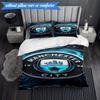 3PCS Manchester City F.C Printed Soft Bedding Set,Including 1pc Duvet Cover And 2pcs Pillowcases Perfect for Bedroom, Dormitory, Fan gift